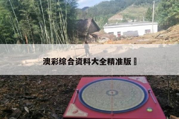 澳彩综合资料大全精准版	